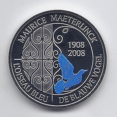 BELGIUM 10 EURO 2008 KM # 266 PROOF Blue Bird