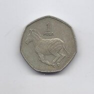 BOTSVANA 1 PULA 1991 KM # 24 VF BOTSVANA 1 PULA 1991 KM # 24 VF
