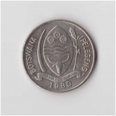 BOTSVANA 10 THEBE 1980 KM # 5 XF 1