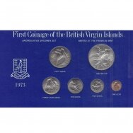 British Virgin Islands 1973 6 coins set British Virgin Islands 1973 6 coins set