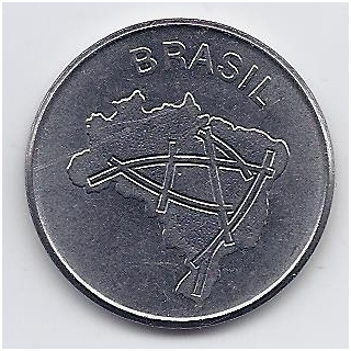 BRAZIL 10 CRUZEIROS 1981 KM # 592.1 XF 1