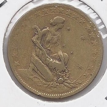 BRAZIL 1000 REIS 1927 KM # 525 VF 1