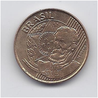 BRAZILIJA 25 CENTAVOS 2013 KM # 650.1 XF 1