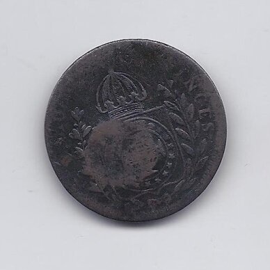 BRAZILIJA 10 REIS 1823 - 1830 KM # 423 F 1