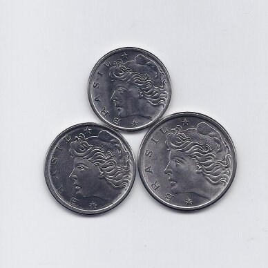 BRAZILIJA 1977 m. 3 monetų komplektas 1