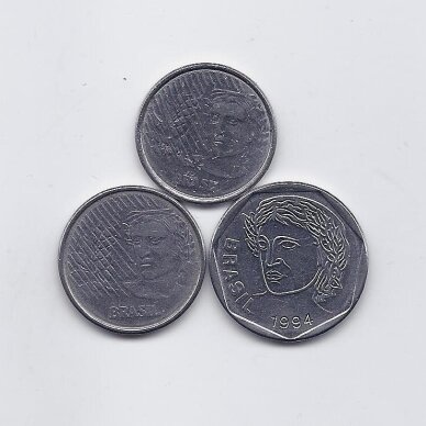 BRAZILIJA 1994 m. 3 monetų rinkinys 1