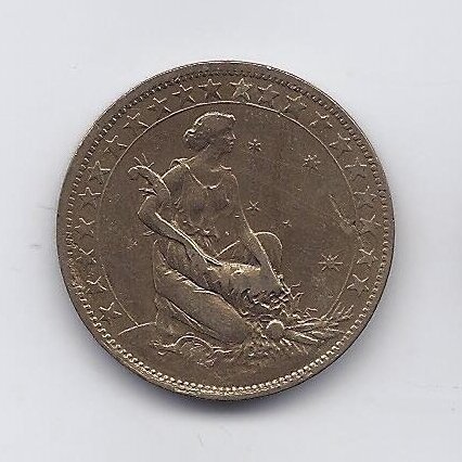 BRAZILIJA 1000 REIS 1929 KM # 525 VF 1