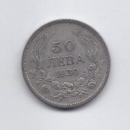 BULGARIJA 50 LEVA 1930 KM # 42 VF