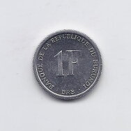 BURUNDIS 1 FRANC 2003 KM # 19 UNC