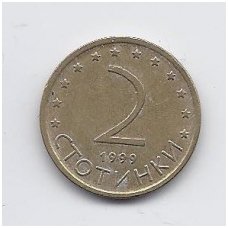 BULGARIA 2 STOTINKI 1999 KM # 238 VF