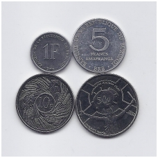 BURUNDIS 1980 - 2011 m. 4 monetų rinkinukas