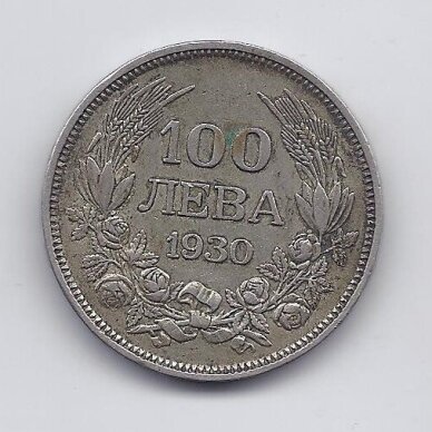 BULGARIA 100 LEVA 1930 KM # 43 VF