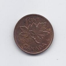 KANADA 1 CENT 1981 KM # 127 VF KANADA 1 CENT 1981 KM # 127 VF