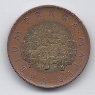 ČEKIJA 50 KORUN 2008 KM # 1 VF