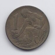 ČEKOSLOVAKIJA 1 KORUNA 1981 KM # 50 VF ČEKOSLOVAKIJA 1 KORUNA 1981 KM # 50 VF