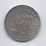 ČEKOSLOVAKIJA 100 KORUN 1948 KM # 26 VF/XF Universitetas ČEKOSLOVAKIJA 100 KORUN 1948 KM # 26 VF/XF Universitetas