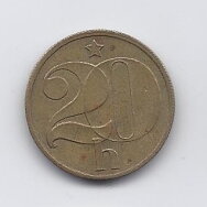 ČEKOSLOVAKIJA 20 HALERU 1982 KM # 74 VF ČEKOSLOVAKIJA 20 HALERU 1982 KM # 74 VF