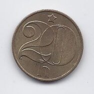 ČEKOSLOVAKIJA 20 HALERU 1990 KM # 74 VF ČEKOSLOVAKIJA 20 HALERU 1990 KM # 74 VF