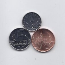 ČEKIJA 2013 - 2014 m. trijų monetų rinkinukas