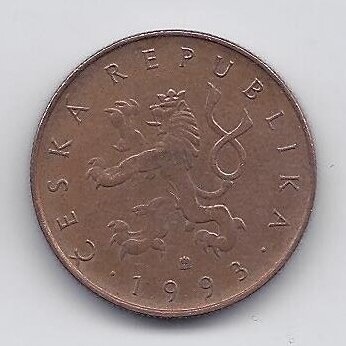 ČEKIJA 10 KORUN 1993 KM # 4 VF 1