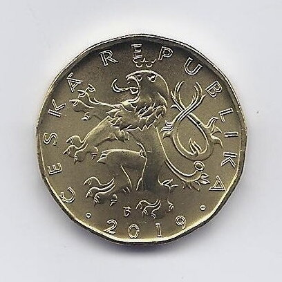 CZECH REP. 20 KORUN 2019 KM # 188 UNC Vilem Pospišil 1