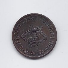 CHIHUAHUA 5 CENTAVOS 1914 KM # 612 XF CHIHUAHUA 5 CENTAVOS 1914 KM # 612 XF