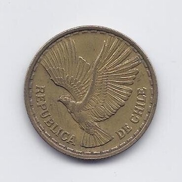 ČILĖ 5 CENTESIMOS 1970 KM # 190 VF 1
