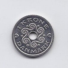 DENMARK 1 KRONE 2003 KM # 873.2 XF DENMARK 1 KRONE 2003 KM # 873.2 XF