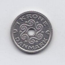 DENMARK 1 KRONE 2007 KM # 873.2 XF DENMARK 1 KRONE 2007 KM # 873.2 XF