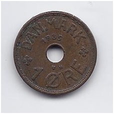 DANIJA 1 ORE 1935 KM # 826 VF