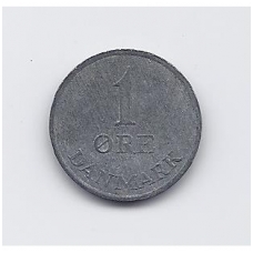 DENMARK 1 ORE 1956 KM # 839.2 F DENMARK 1 ORE 1956 KM # 839.2 F