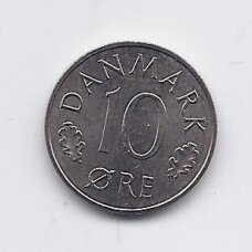 DENMARK 10 ORE 1984 KM # 860.3 AU
