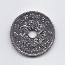 DENMARK 2 KRONER 1995 KM # 874.1 XF DENMARK 2 KRONER 1995 KM # 874.1 XF