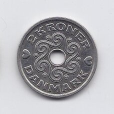 DANIJA 2 KRONER 2007 KM # 874.2 XF DANIJA 2 KRONER 2007 KM # 874.2 XF