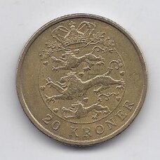 DANIJA 20 KRONER 2003 KM # 891 VF DANIJA 20 KRONER 2003 KM # 891 VF