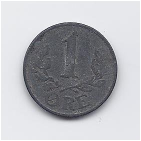DENMARK 1 ORE 1945 KM # 832 F