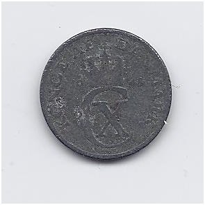 DENMARK 1 ORE 1945 KM # 832 F 1