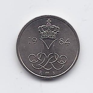 DENMARK 10 ORE 1984 KM # 860.3 AU 1