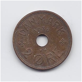 DANIJA 2 ORE 1936 KM # 827 VF