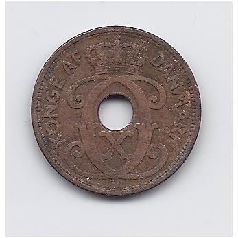 DENMARK 2 ORE 1930 KM # 827 VF 1