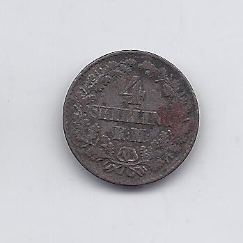 DENMARK 4 SKILLING 1856 KM # 758.2 VF