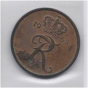 DANIJA 5 ORE 1968 KM # 848.1 VF 1