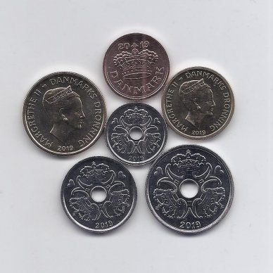 DANIJA 2019 m. 6 monetų rinkinys 1