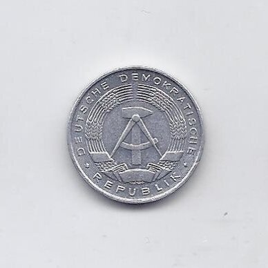 GERMAN DEM. REP.  1 PFENNIG 1968 KM # 8 VF 1