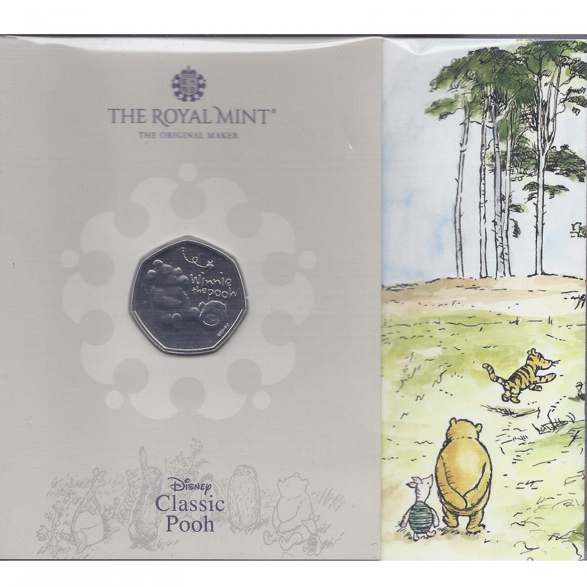 GREAT BRITAIN 50 PENCE 2020 KM # new BU Winnie The Pooh