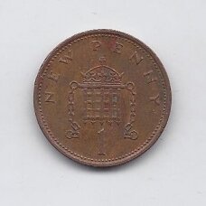 GREAT BRITAIN 1 NEW PENNY 1978 KM # 915 VF