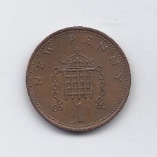 GREAT BRITAIN 1 NEW PENNY 1979 KM # 915 VF
