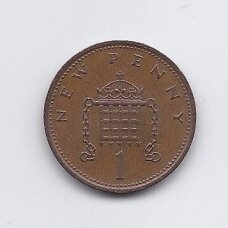 GREAT BRITAIN 1 NEW PENNY 1980 KM # 915 VF