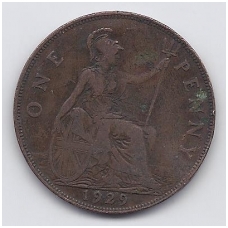 GREAT BRITAIN 1 PENNY 1929 KM # 838 VF GREAT BRITAIN 1 PENNY 1929 KM # 838 VF