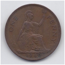 GREAT BRITAIN 1 PENNY 1940 KM # 845 VF GREAT BRITAIN 1 PENNY 1940 KM # 845 VF